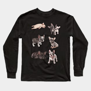 Frenchie puppies Long Sleeve T-Shirt